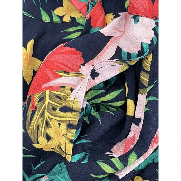 NEW Soft Surroundings Floral Hibiscus Everglade Wide Leg Pants Size Medium NWT - Picture 11 of 12